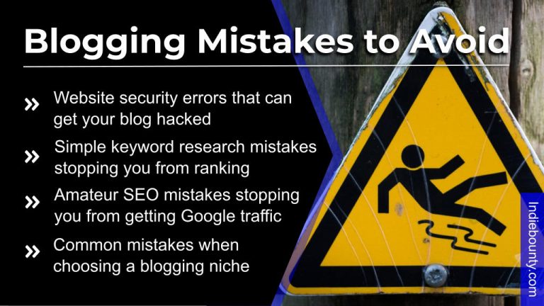 Why Blogs Fail: 25 Amateur Blogging Mistakes You Must Avoid