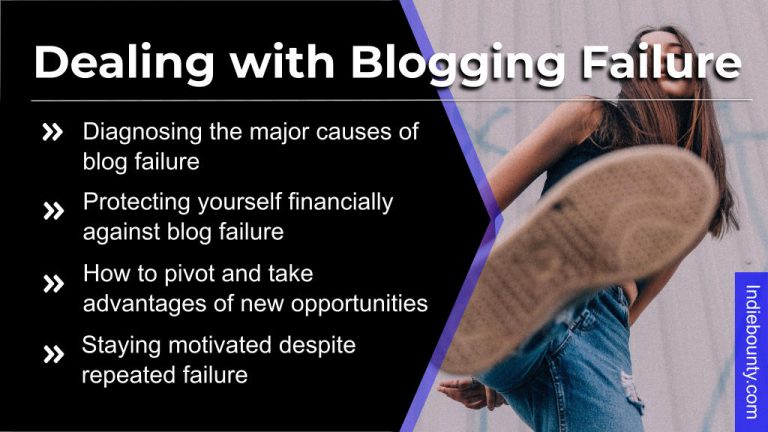 11 Ways to Deal with Failure in Your Blogging Business