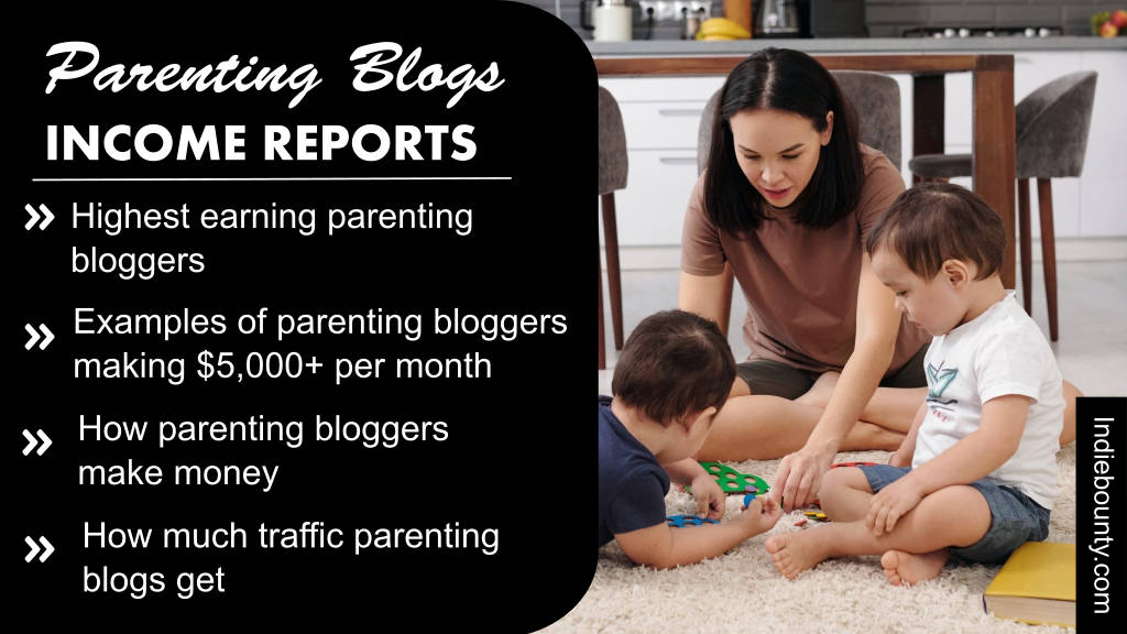 Parenting (Mom) Blog Income Reports