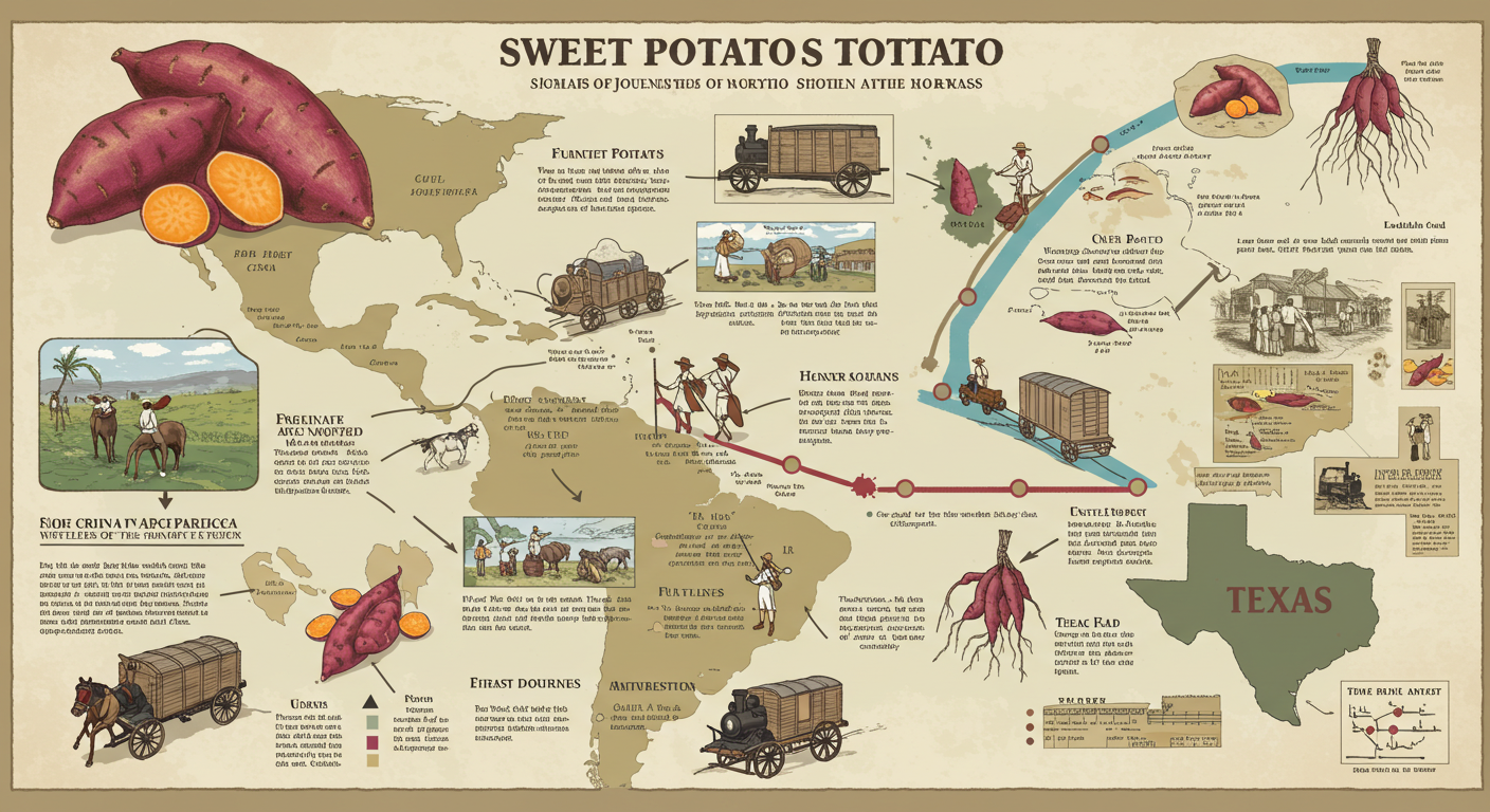 How Far Did Sweet Potatoes Travel to Texas: A Culinary Voyage to the Lone Star State