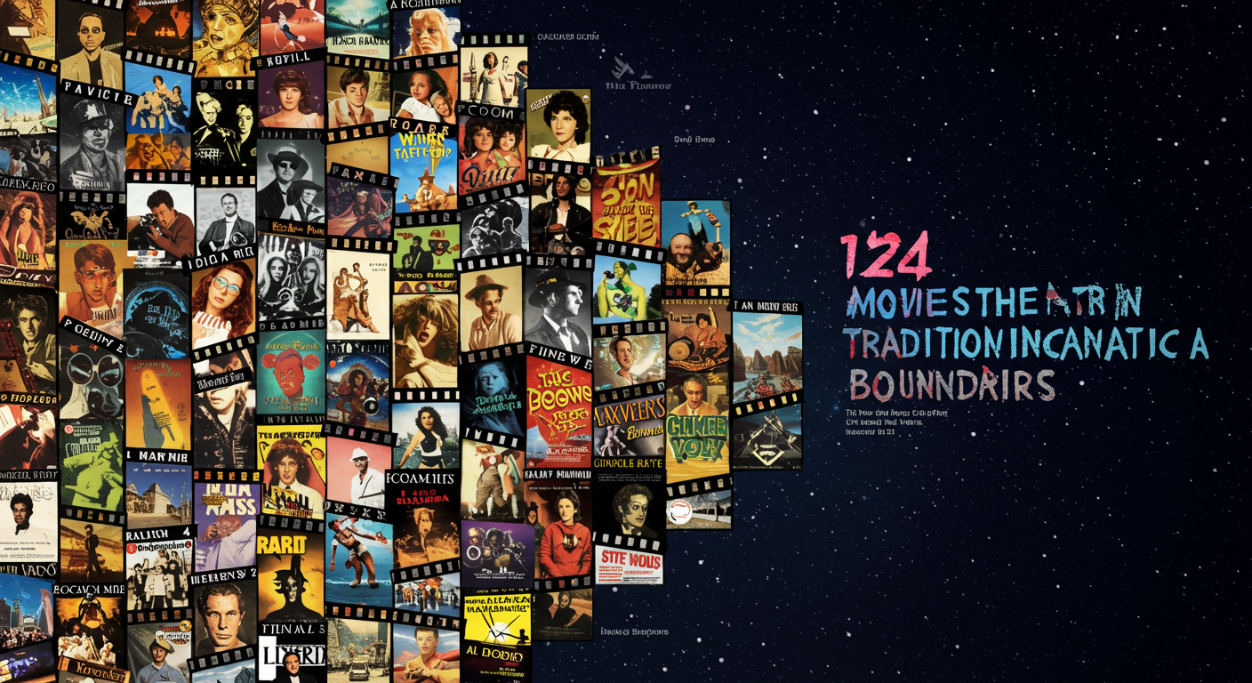 124 movies: Challenge Traditional Cinematic Boundaries